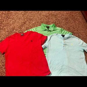Bundle of 3 Polo Brand size 7 boys shirts